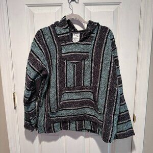 Frank’s Textiles Hoodie Poncho - Size Medium